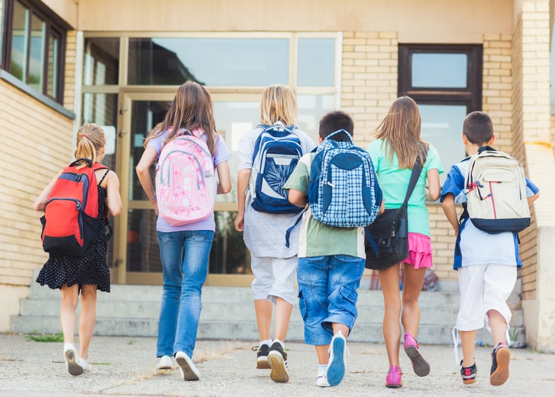 La mochila de los niños y los dolores de espalda